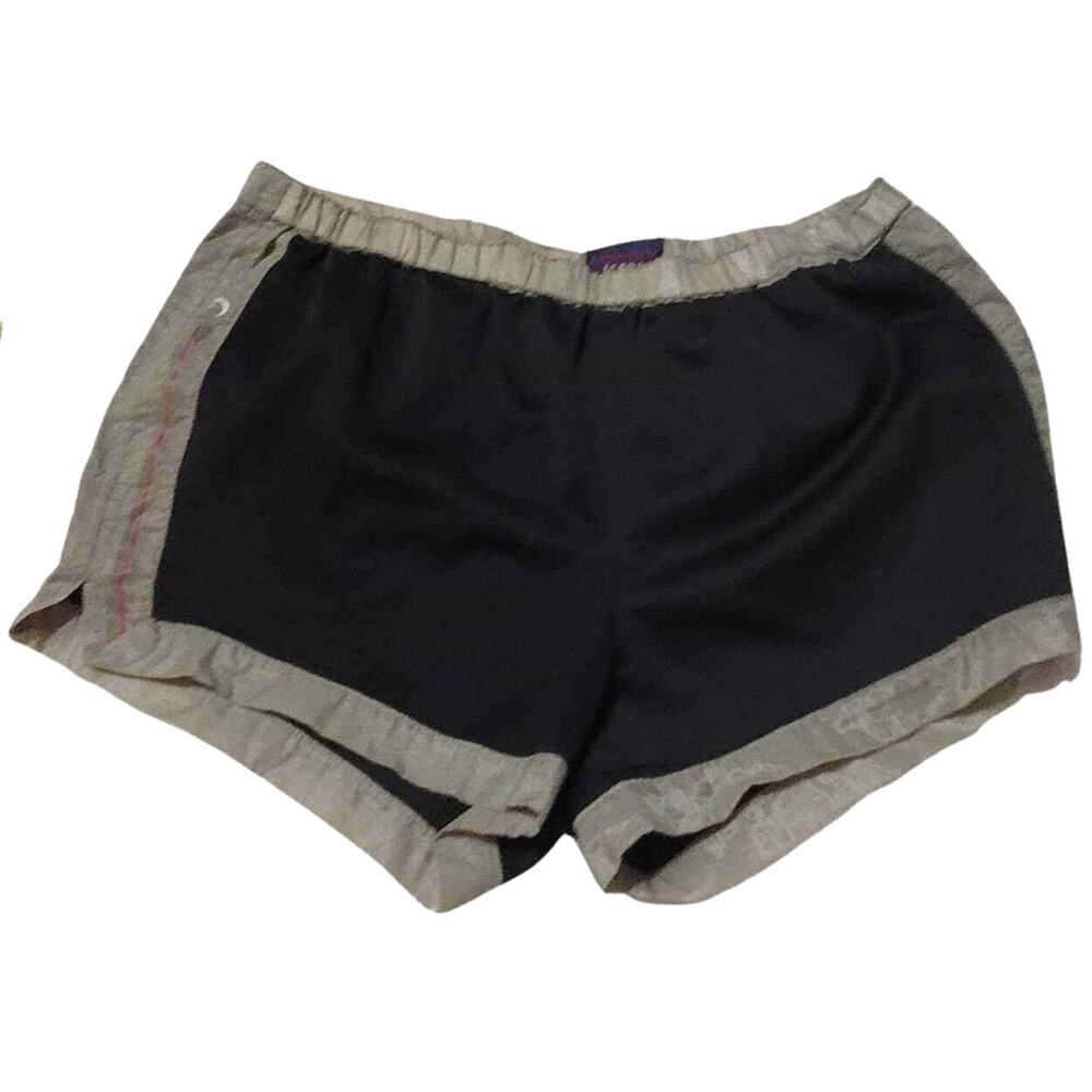 Tommy Jeans Black and Gray Athletic Shorts Size Med
